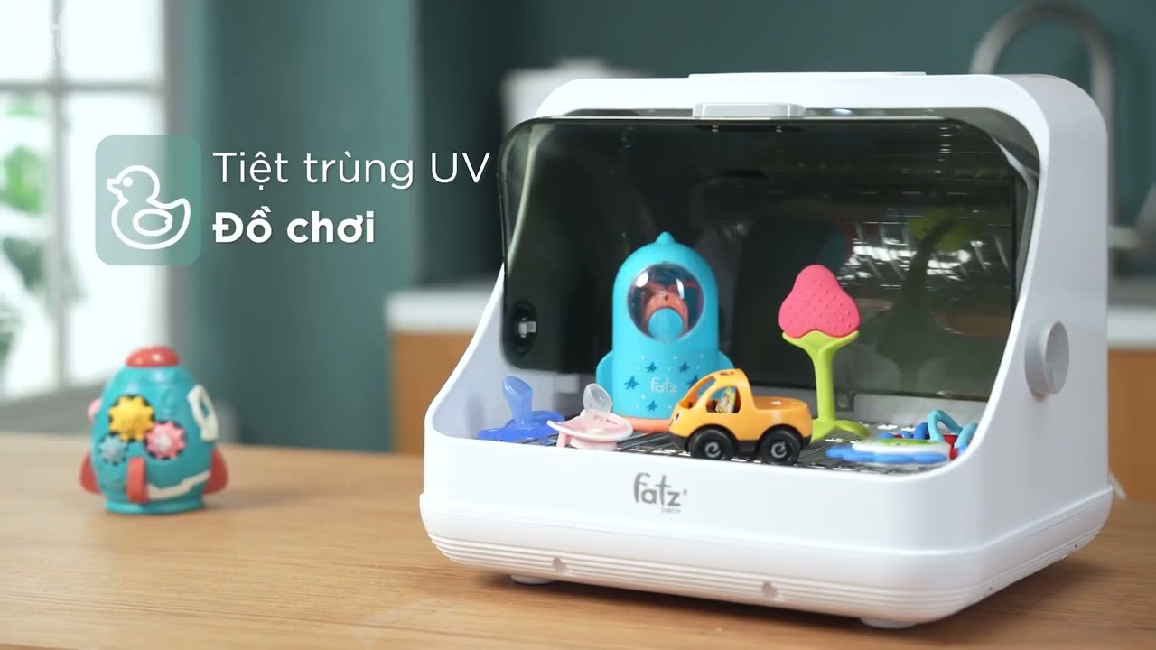 Máy úp bình sữa Fatzbaby UVC công nghệ PLASMA i-Tidy 3 FB4602HB
