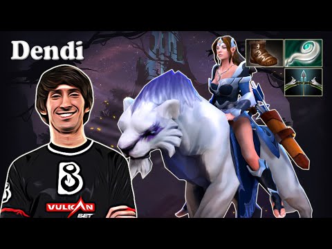 Dendi - Mirana Support | Dota 2 7.29d Gameplay