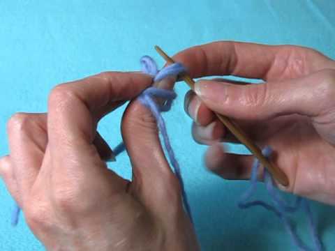 Nalbinding, Turning Stitch 2+2+tr, plaited edge, F1