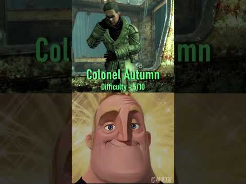 Fallout ending bosses ranked by difficulty... #foryou #gaming #shorts