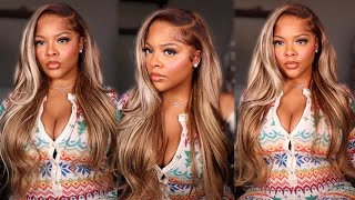 FLAWLESS HIGHLIGHT WIG INSTALL 🍯 🤎 * Beyoncé Inspired ft. Yolissa Hair