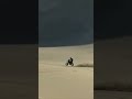 Unbelievable Jump on dirt Bike in sand dunes 🤩🤩 || parachute landing