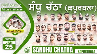 Sandhu Chatha (Kapurthala) Kabaddi Tournament 25 Jan 2026 
