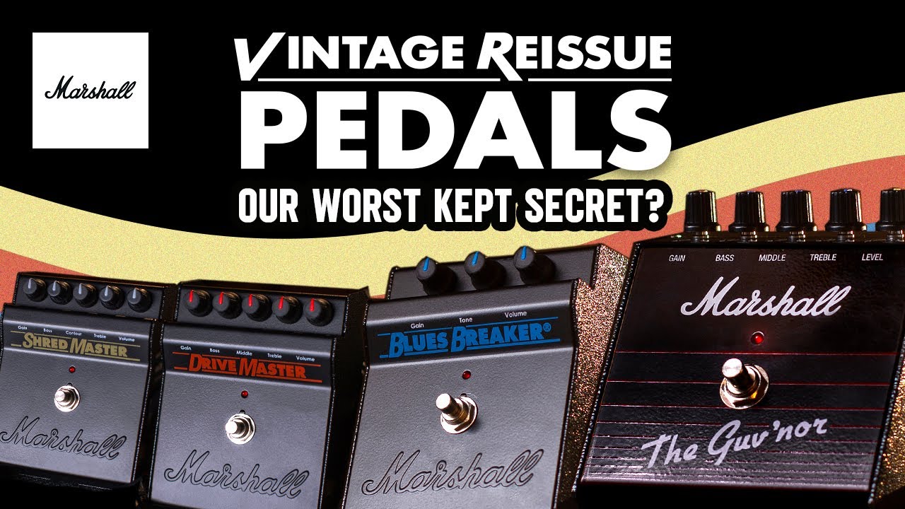 Vintage Reissue Pedals | Official Demo | Marshall - YouTube