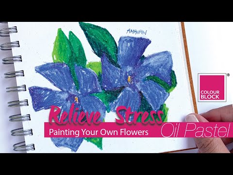 The Best Way to Relieve Stress- Painting Your Own Flowers