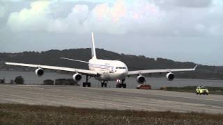 preview picture of video 'French Air Force A340 at Sola'