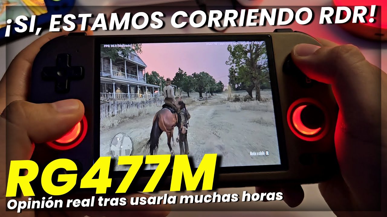 ANBERNIC RG447M 🤔 Opinión REAL tras probarla | No Review