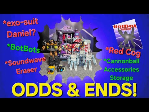 Transformers Odds and ends (Custom Daniel, Red Cog, Cannonball) - GotBot True Review NUMBER 1243