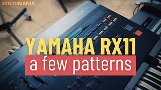 Video thumbnail for Yamaha RX11 - a few patterns by SynthMania