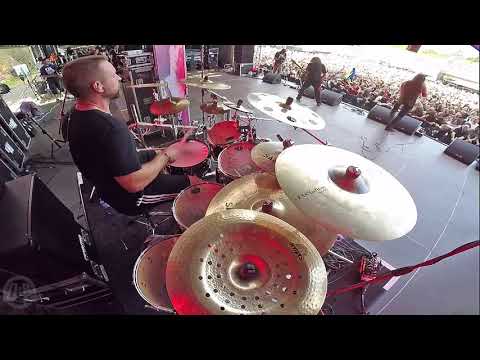 CRYPTOPSY@Benedictine Convulsions--Flo Mounier-Live in Brutal Assault 2017 (Drum Cam)