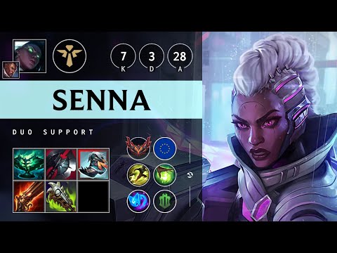 Senna Support vs Janna - EUW Grandmaster Patch 25.11