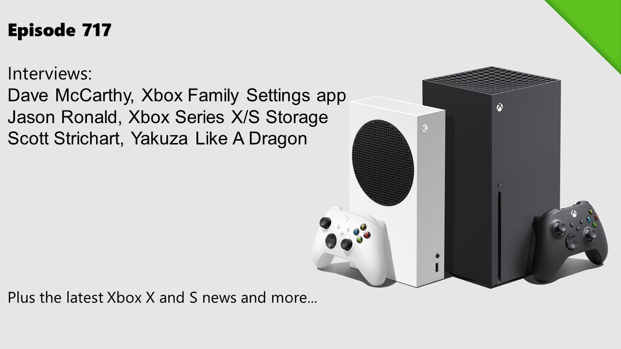 717: XSX/S Storage, Yakuza Like A Dragon and Xbox Family Settings - Xbox  Wire