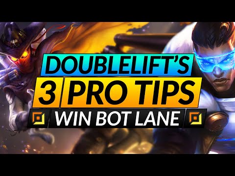 HOW TO STOMP LANE - DOUBLELIFT's 3 Secrets that ALWAYS WORK as ADC - LoL Pro Guide
