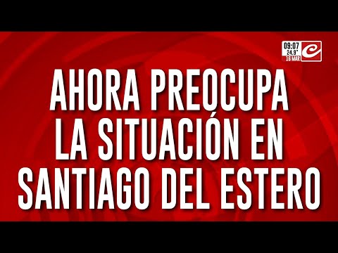 Inundaciones en el norte: alerta por la llegada del agua a Santiago del Estero