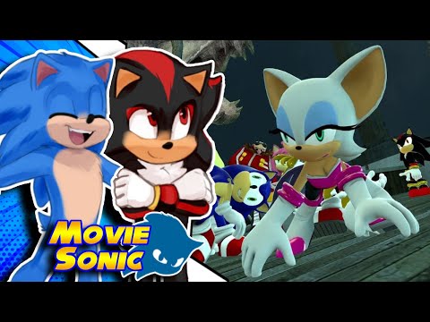 Movie Sonic and Movie Shadow React to Sonic Zombies Doom Ship!!