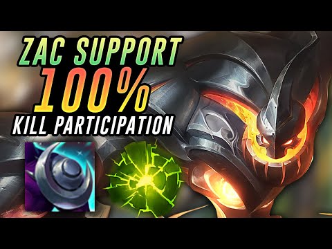 Season 12 Zac Support is Broken With This Build! | League of Legends