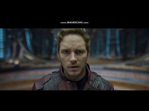 Guardians of the Galaxy Vol.2 -- StarLord shooting his Dad
