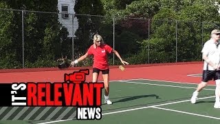 Pickleball Comes to Greenwich with official markings on tennis courts