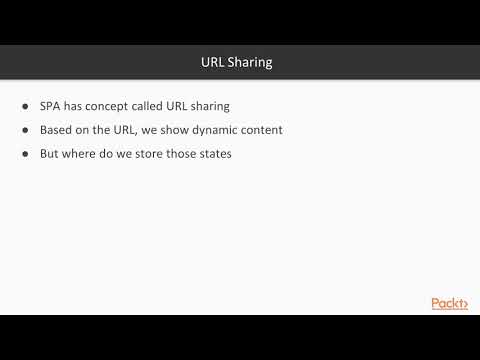 Building a Single Page Application with JavaScript Sharing the URL|packtpub com