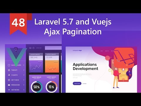 Laravel 5 7 and Vuejs Ajax Pagination