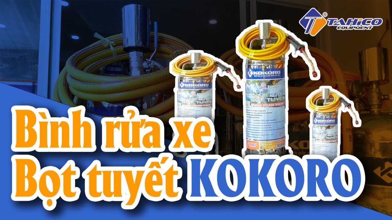 Bình rửa xe phun bọt tuyết Kokoro 14 lít 23