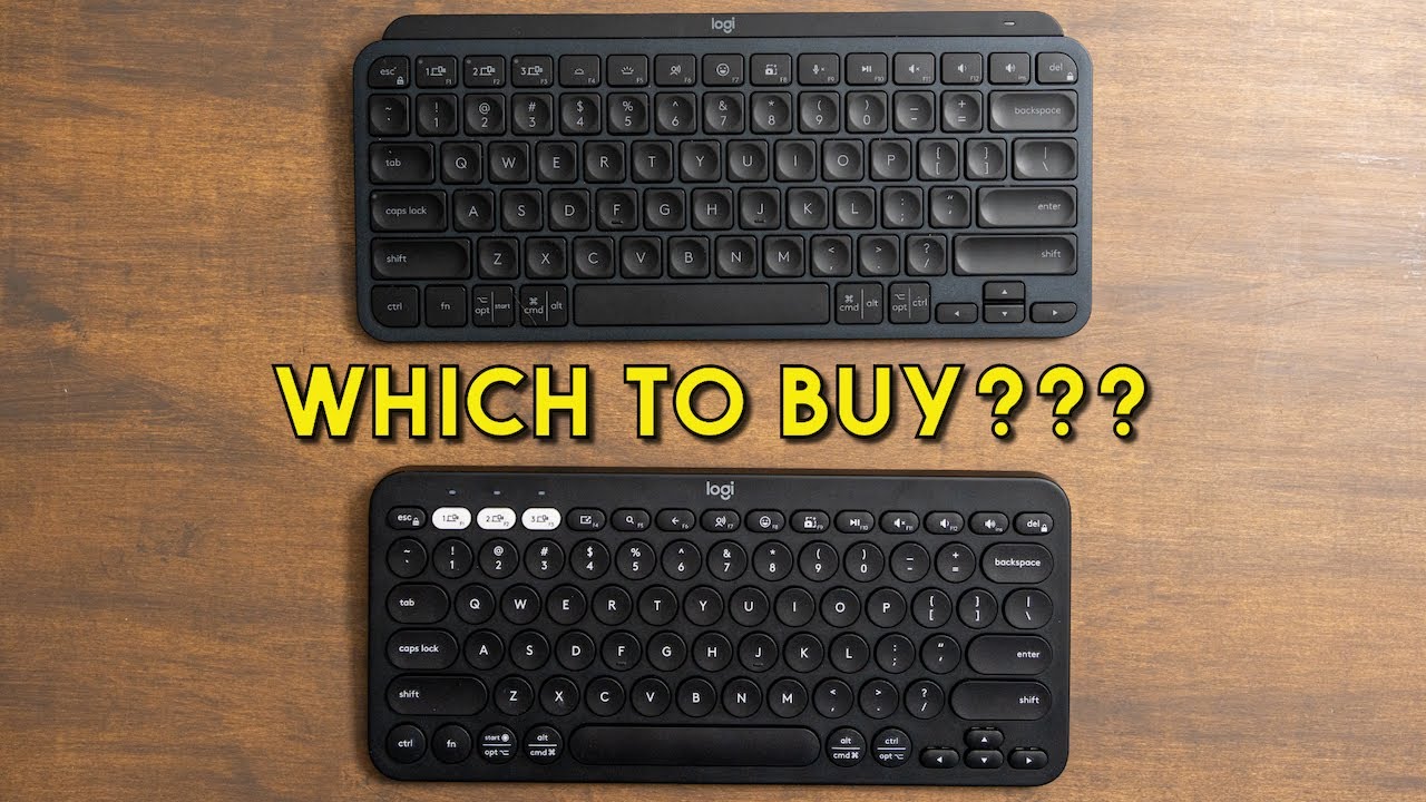 Logitech MX Keys Mini vs Pebble Keys 2 K380S