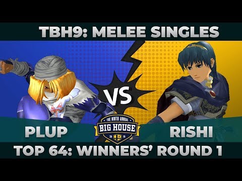 Plup vs Rishi - Top 64 Winners' Round 1: Melee Singles - TBH9 | Sheik vs Marth