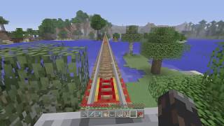 My Longest Minecart Rail System in Minecraft Survi