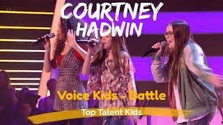 🌟 COURTNEY HADWIN 🌟 BATTLES ,  &quot;Dancing In The Street&quot; The Voice Kids UK 2017