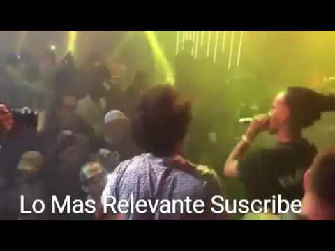El Nene La Amenazzy y Mark B Me llamas En Vivo | El Alfa Apoyando
