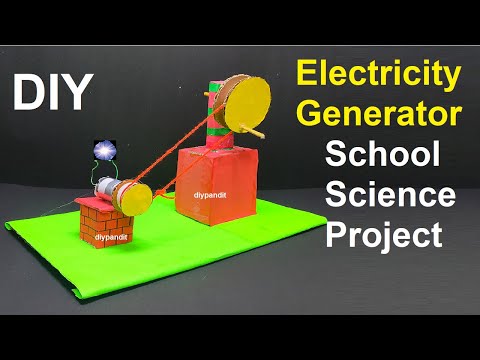 electric generator working model inspire award science project diy howtofunda craftpiller