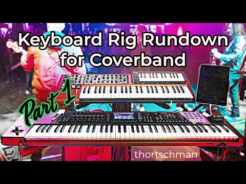 Keyboard Rig Setup Rundown for Live Performance Cover Band Keyboard Player Synth Rig | 2023 | Part 1