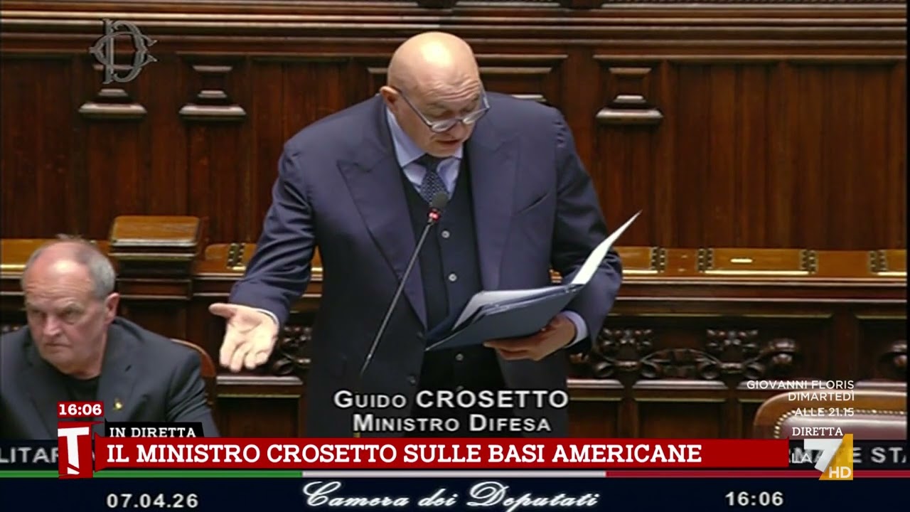 Crosetto: "Non siamo in guerra con Iran, nessun governo ha messo in discussione i trattati"