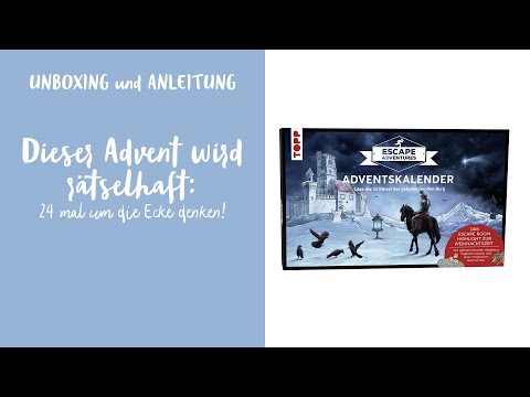 Unboxing & Anleitung | "Escape Adventures Adventskalender 2019" (TOPP 18056)