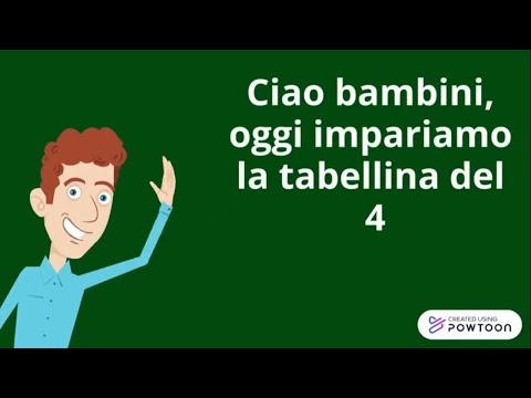 Impara la tabellina del 4