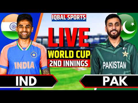 Live: India vs Pakistan | Live Match Today | T20 World Cup Live | IND vs PAK Live | 2nd Innings
