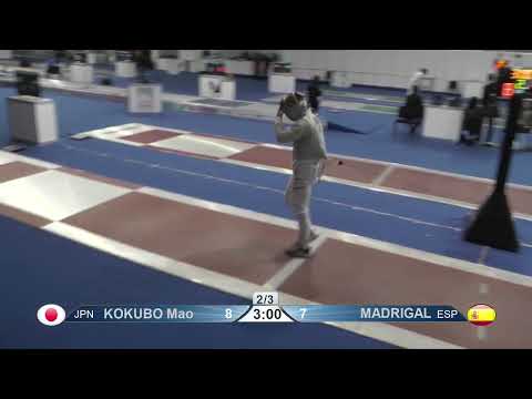 2023 Day01 T16 08 M S Individual Junior Plovdiv BUL CHM RED MADRIGAL ESP vs KOKUBO JPN