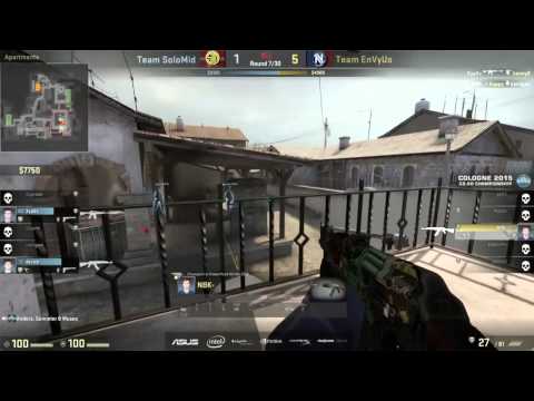 NBK  1v3 A Site hold clutch against TSM - ESL Cologne Semifinal 2015