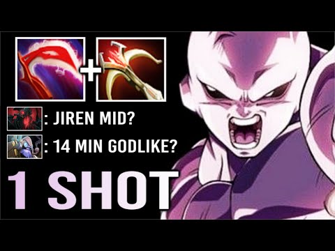 MID JIREN IS BACK! 1 Shot Delete All Meta Heroes 14 Min Godlike Non-Stop Gank Imba WTF Dota 2