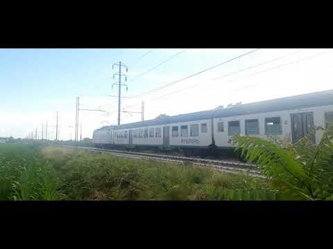 Il saluto del reg trenord  in transito a pontecurone