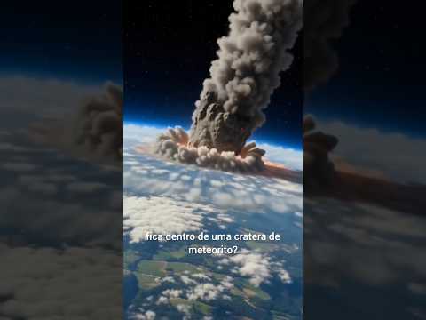 A CIDADE DE SANTA CATARINA QUE FICA DENTRO DE UMA CRATERA! 😱☄️