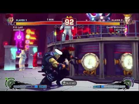 RZR Latif [Viper] vs GeoM MoDInside [Guile] SSF4 FT10 Set - Xbox Live - TRUE-HD [1/2]