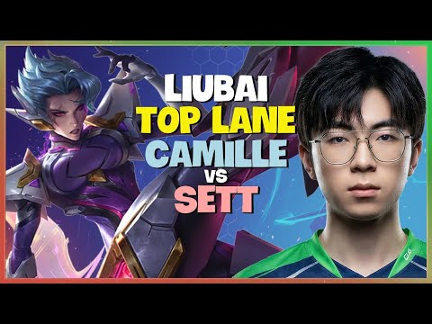 Liubai Rank 1 Challenger Camille Execution and Advanced Top Lane Mechanics Engsub
