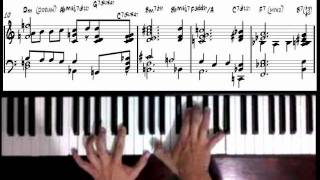 Blue in Green. Piano Re-Harmonization using Upper Structure Triads by Ariel J Ramos