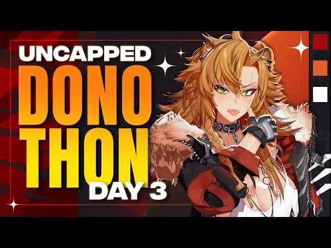 DAY 3 ALREADY?! We Continue the Nuzlocke! 【UNCAPPED DONOTHON】!donothon !tip