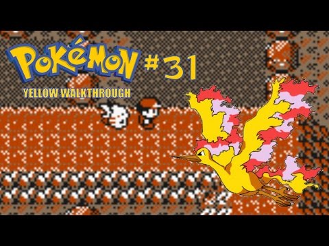 Pokemon Yellow Walkthrough Part 31 - Victory Road and Catching Moltres