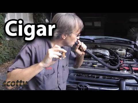 How to Find Vacuum Leaks With a Cigar (Life Hack)