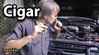 How to Find Vacuum Leak in Your Car using a Cigar