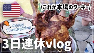 アメリカのリアルなサンクスギビング｜アメリカ家庭料理・映画館・ブラックフライデー【Texas Vlog】