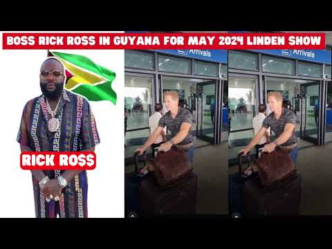 NO POLICE INLYING + NO BRUNA BOY WELCOME FOR RICK ROSS IN GUYANA?